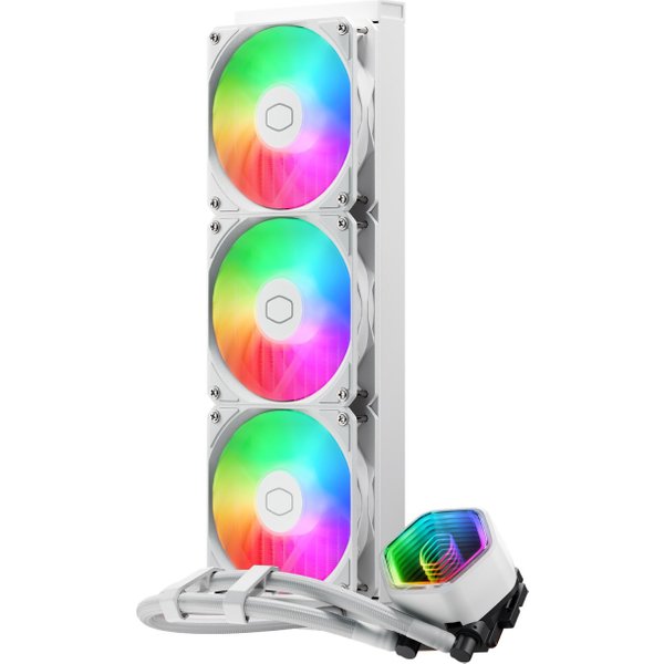 Cooler Master MasterLiquid 360mm ARGB AIO Liquid Coolor - White