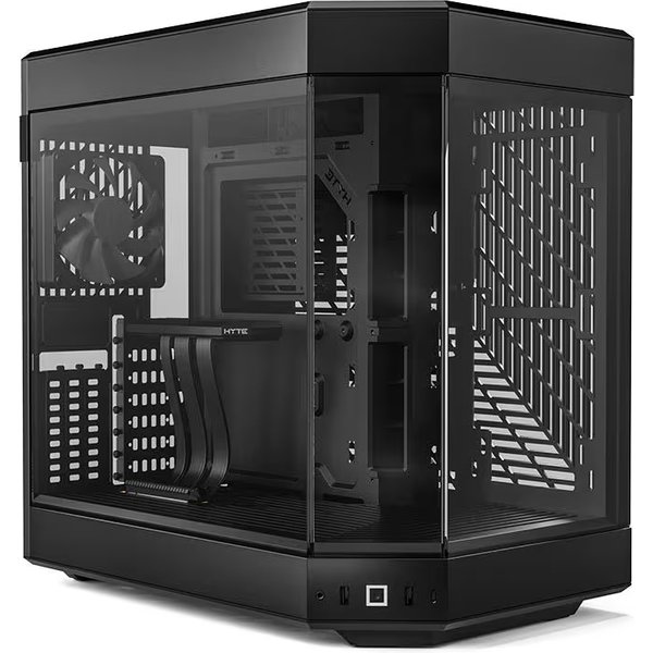 HYTE Y60 Mid Tower Panoramic Tempered Glass Gaming Case - Black