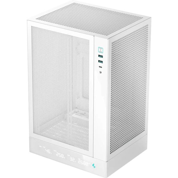 DeepCool CH170 Digital WH SFF Mini-ITX Gaming PC Case - White