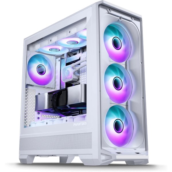 Phanteks Eclipse G400A RGB Tempered Glass Mid-Tower Gaming PC Case - White