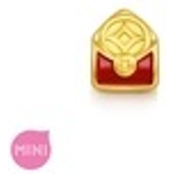 'Blessings' 999 Gold Red Envelope Charm