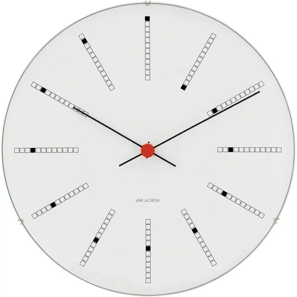 Rosendahl - AJ Bankers Wanduhr Ø 48 cm, weiß Rosendahl AJ Bankers Wanduhr Ø