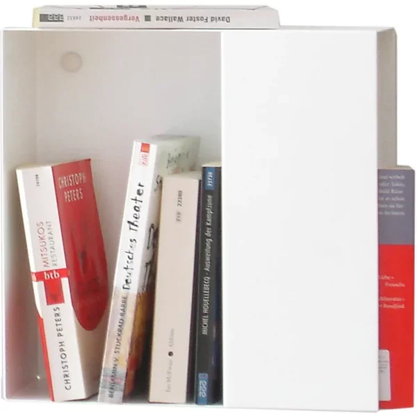 vonbox - Box Bücherregal S-Box, weiß (RAL 9016) vonbox Box Bücherregal S-Box