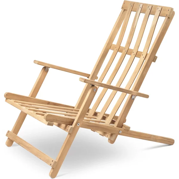 Carl Hansen - BM5568 Liegestuhl, Teak unbehandelt Carl Hansen & Søn BM5568 Liegestuhl