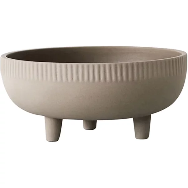Kristina Dam Studio - Bowl Pflanzschale M, Ø 24 cm, grau Kristina Dam Studio Bowl Pflanzschale M