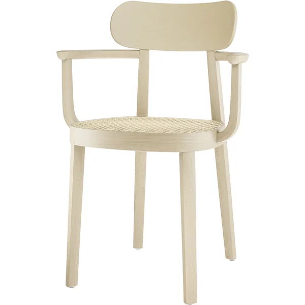 Thonet - 118 F Armlehnstuhl Rohrgeflecht, Birke natur Thonet 118 F Armlehnstuhl Rohrgeflecht