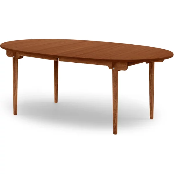 Carl Hansen - CH338 ausziehbarer Esstisch, 200 x 115 cm, Mahagoni geölt (mit Auszug für 2 Platten) Carl Hansen & Søn CH338 ausziehbarer Esstisch