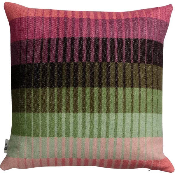 Røros Tweed - Åsmund Gradient Kissen 50 x 50 cm, pink / grün Røros Tweed Åsmund Gradient Kissen 50 x