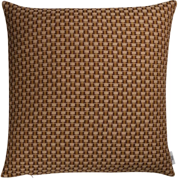 Røros Tweed - Isak Kissen, 60 x 60 cm, gelb / braun Røros Tweed Isak Kissen