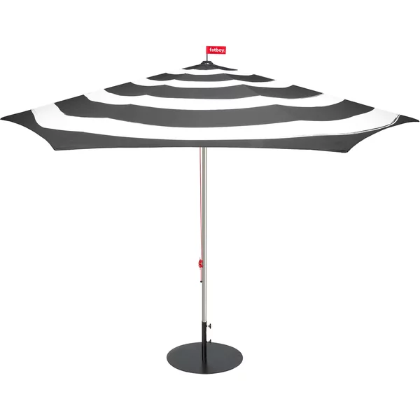 Fatboy - Stripesol Set Sonnenschirm Ø 350 cm anthrazit + Ständer schwarz Fatboy Stripesol Set Sonnenschirm Ø anthrazit + Ständer schwarz