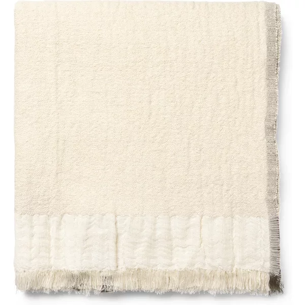 Ferm Living - Weaver Tagesdecke, 170 x 120 cm, off-white Ferm Living Weaver Tagesdecke