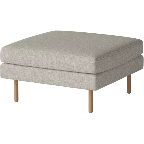 Bolia - Scandinavia Pouf 70 x 70 cm, Eiche geölt / Nantes sand Bolia Scandinavia Pouf 70 x