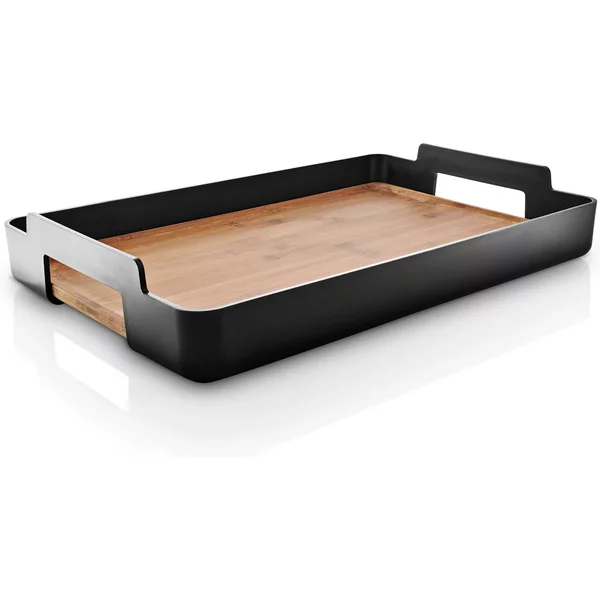 Eva Solo - Nordic Kitchen Serviertablett rechteckig, Bambus / schwarz Eva Solo Nordic Kitchen Serviertablett rechteckig