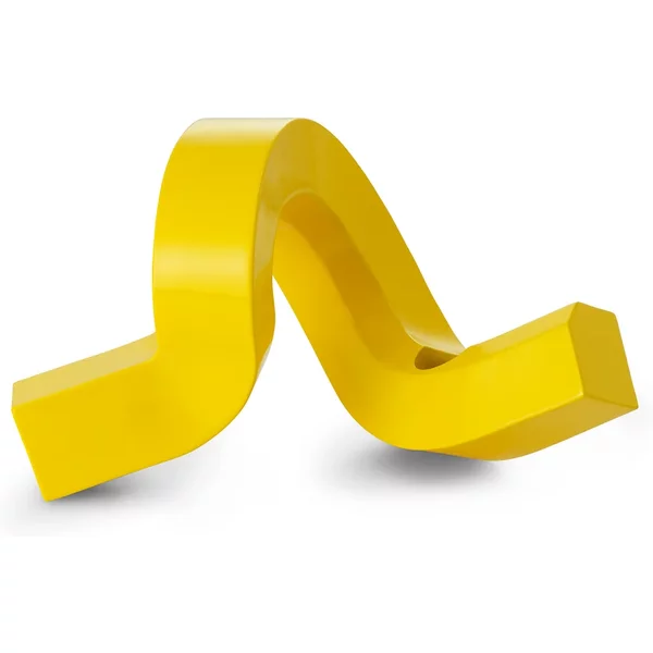Normann Copenhagen - Crooked Kerzenständer, gelb Normann Copenhagen Crooked Kerzenständer