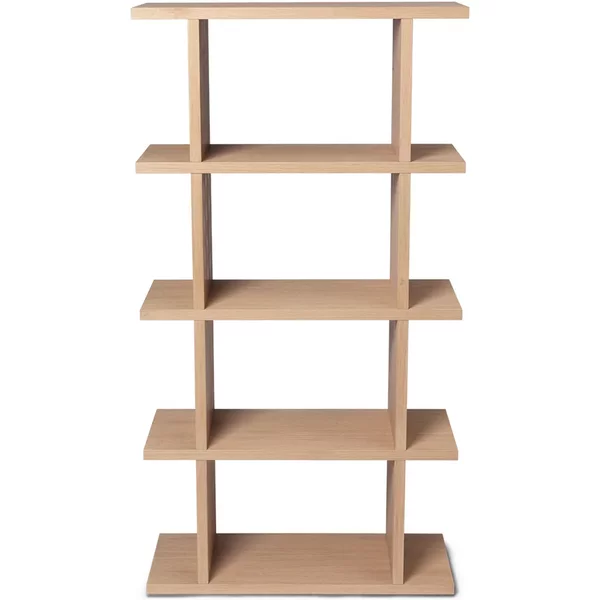 Ferm Living - Kona Bücherregal 1 x 4, 75 x 141 cm, Eiche natur Ferm Living Kona Bücherregal 1 x 4