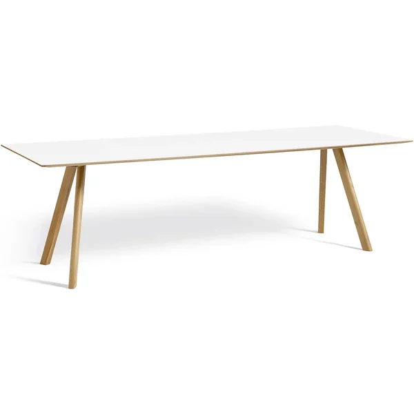 HAY - Copenhague CPH30 2.0 Esstisch 250 x 90 cm, Eiche lackiert / Laminat weiß HAY Copenhague CPH30 2.0 Esstisch 250 x