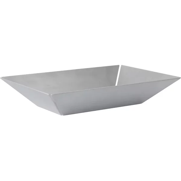 Ferm Living - Press Tablett, high, 21 x 30 cm, silber Ferm Living Press Tablett