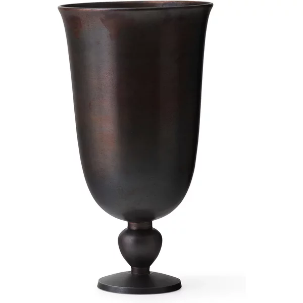 Audo - Pavot Vase, H 28,7 cm, dunkelbraun Audo Pavot Vase