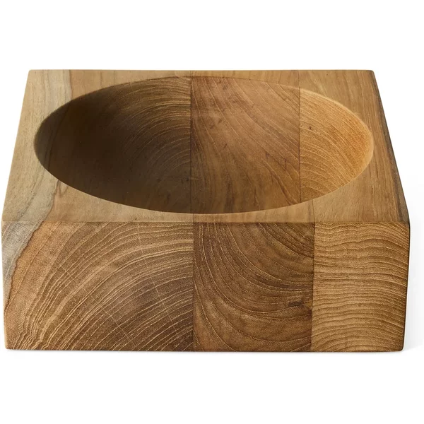 HKliving - Teak cube Schale, medium, Teakholz HKliving Teak cube Schale