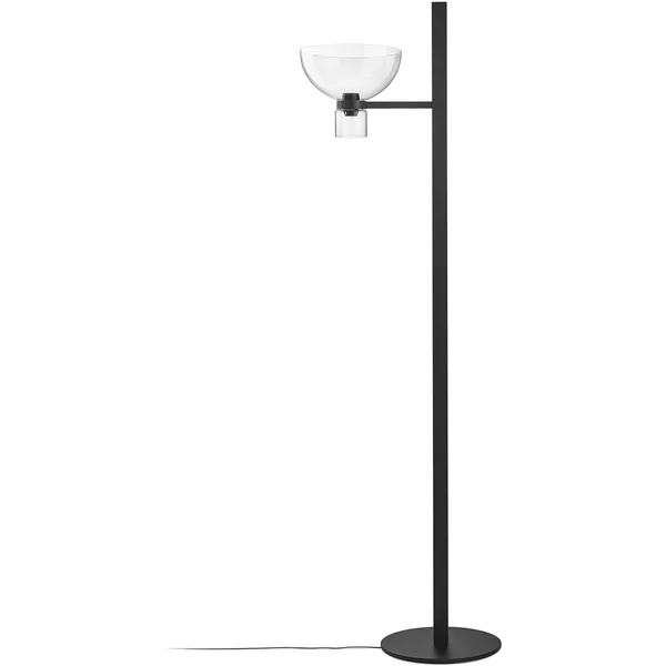 Flos - Nocturne Stehlampe F1 Schale, schwarz Flos Nocturne Stehlampe F1 Schale