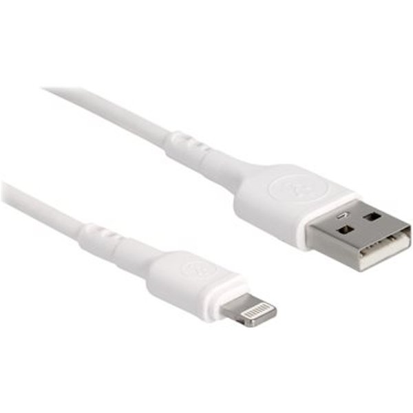 DELOCK USB Ladekabel für iPhone, iPad, iPod weiß 30 cm