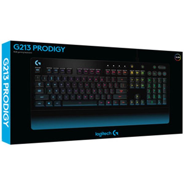 Logitech G G213 Prodigy - Kabelgebunden - USB - Mechanischer Switch - AZERTY - RGB-LED - Schwarz