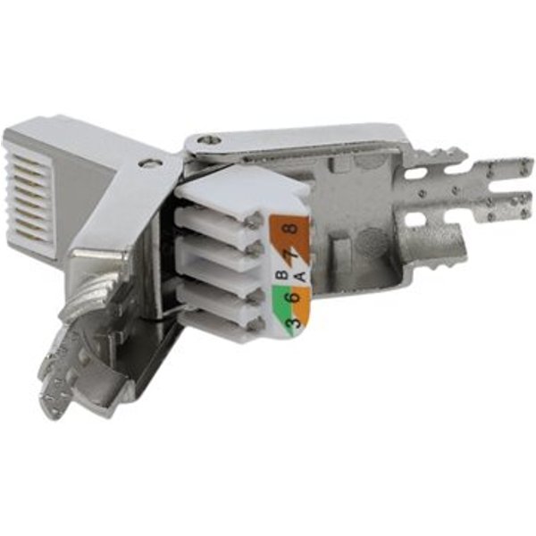 DELOCK RJ45 Stecker Cat.6A STP werkzeugfrei