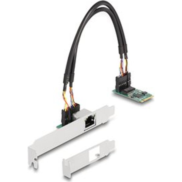 DELOCK Konverter M.2 Key B+M 1 x RJ45 2,5 Gigabit LAN