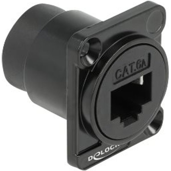 DELOCK D-Typ Modul RJ45 Cat.6A Buchse zu Buchse