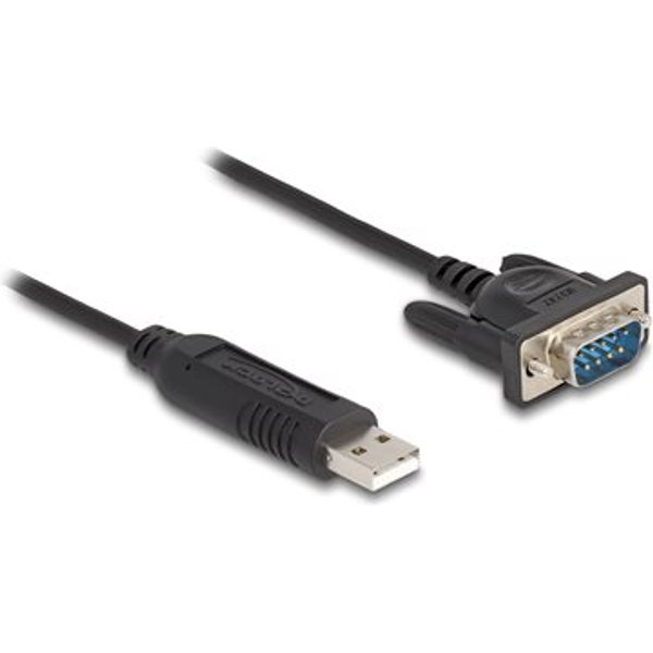 Delock USB 2.0 zu Seriell RS-232 Adapter mit kompaktem seriellen Steckergehäuse 50 cm