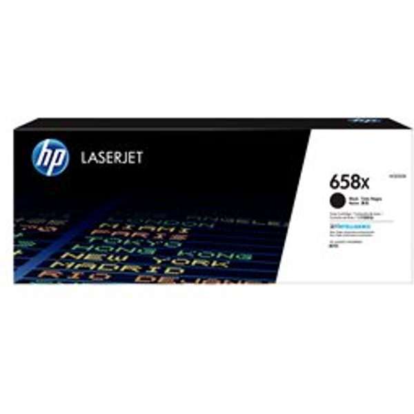 HP 658X Black LaserJet Toner Cartridge