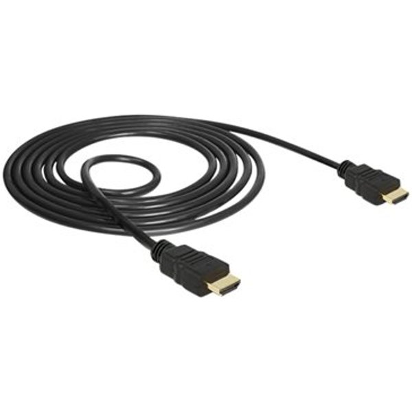 DELOCK HDMI Kabel Ethernet A -> A St/St 1.50m 4K Gold