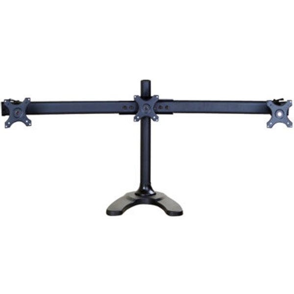 Neomounts FPMA-D700DD3 - Aufstellung - für 3 LCD-Anzeigen - Schwarz - Bildschirmgröße: 25.4-68.6 cm (10"-27")