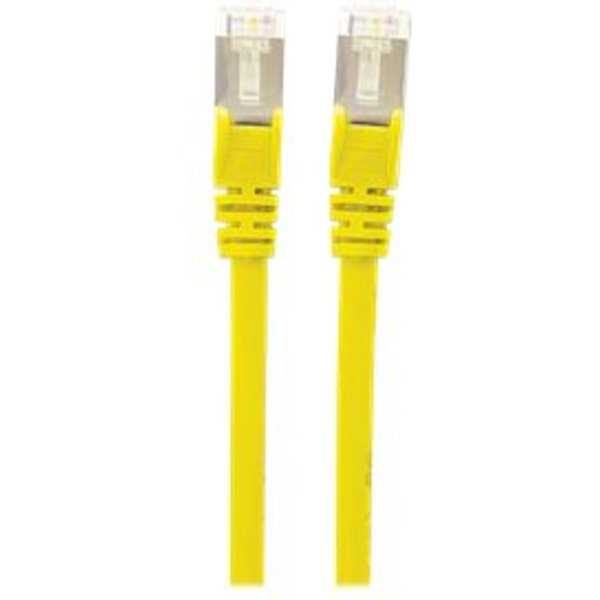 Intellinet Network Patch Cable, Cat7 Cable/Cat6A Plugs, 20m, Yellow, Copper, S/FTP, LSOH / LSZH, PVC, RJ45, Gold Plated Contacts, Snagless, Booted, Lifetime Warranty, Polybag - Patch-Kabel - RJ-45 (M)