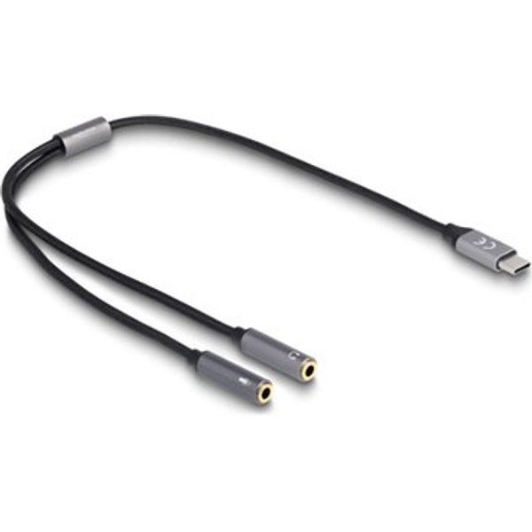 DELOCK Headset Adapter USB Type-C 3 Pin
