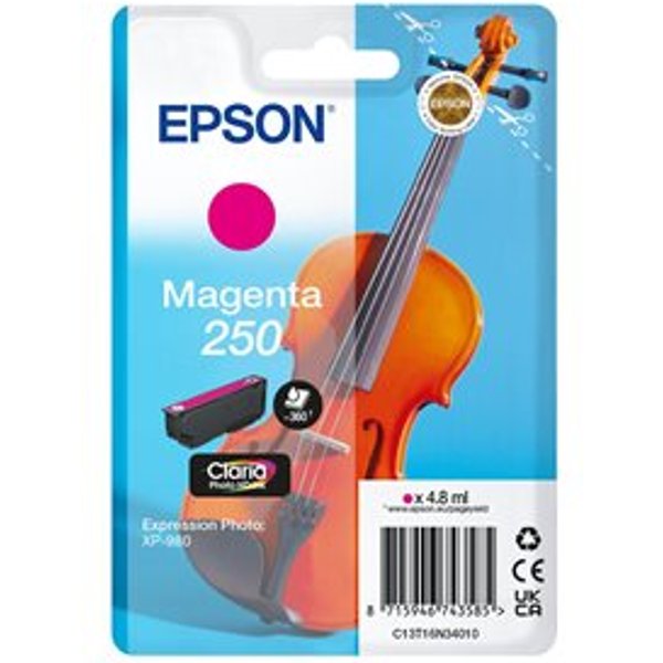 Epson 250 - 4.8 ml - Magenta - original - Blisterverpackung