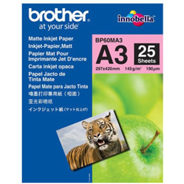 BROTHER BP60MA3 Inkjetpapier A3 25BL