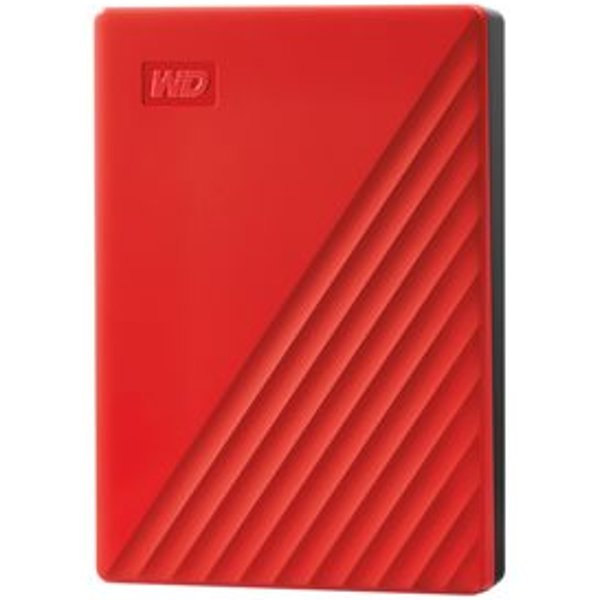 WD My Passport 4TB portable HDD Red