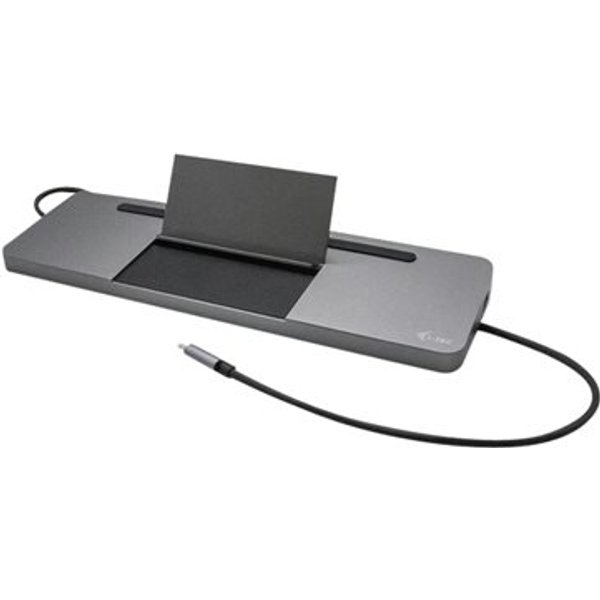 i-tec USB-C Metal Ergonomic 4K 3x Display Docking Station + Power Delivery