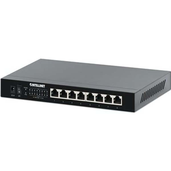 Intellinet Switch - 2.5G Ethernet, 8-Port - unmanaged - 8 x 10/100/1000/2.5G (PoE+)