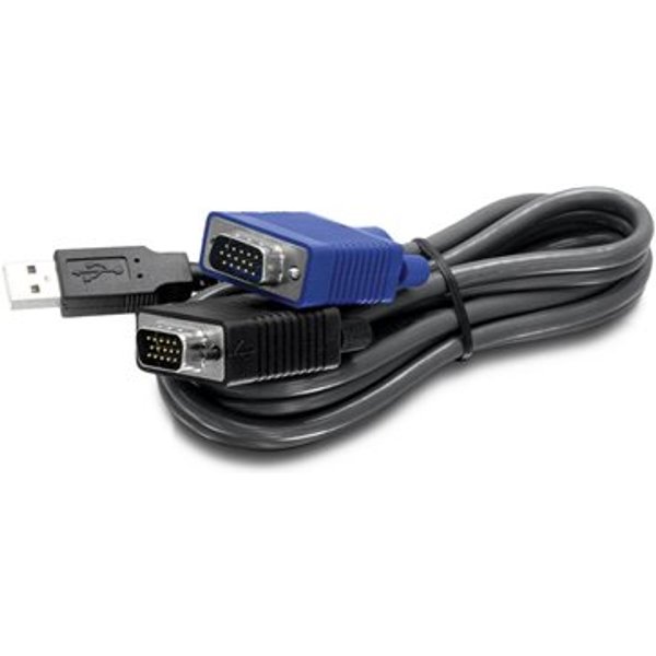 TRENDnet KVM Kabel USB /VGA 1.8m