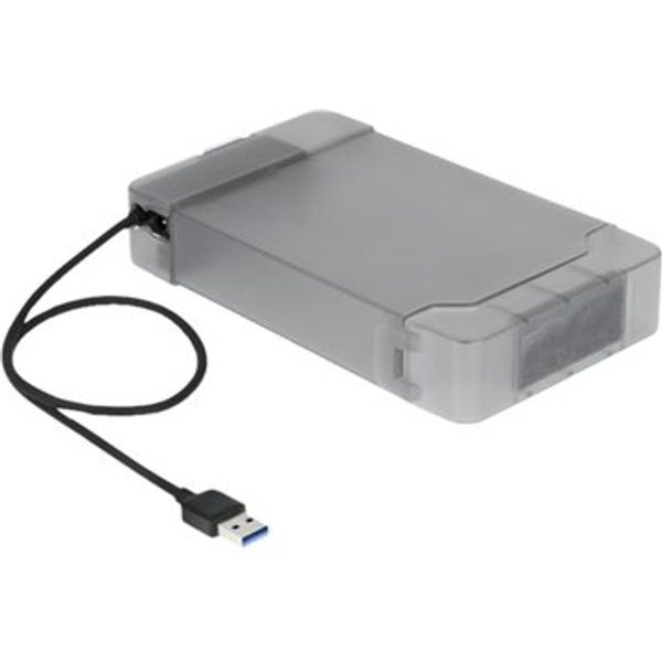 DELOCK USB Type-A zu SATA Konverter mit 3.5" Schutzhülle