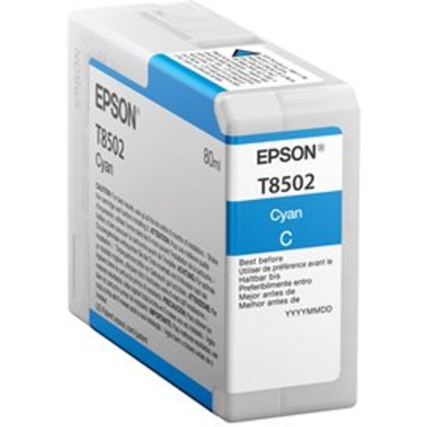 Epson T850200 80 ml mit hoher Kapazität, cyan Tintenpatrone, cyan
