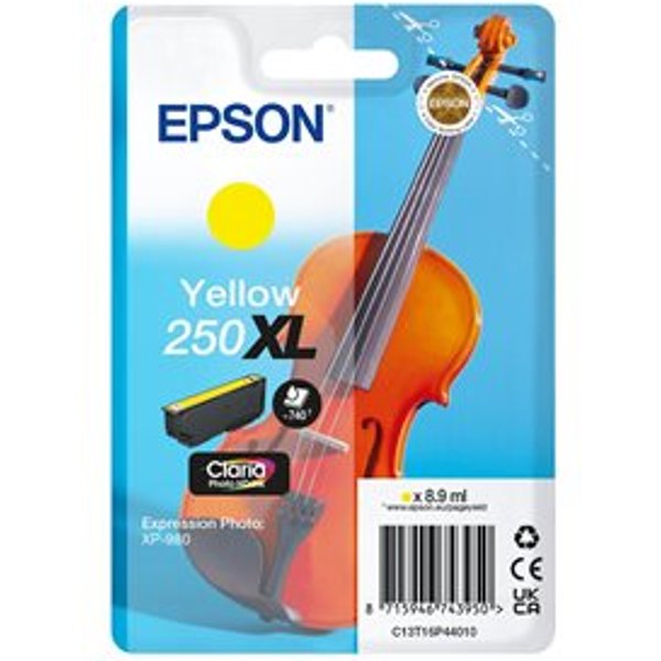 EPSON Singlepack Yellow 250XL ink