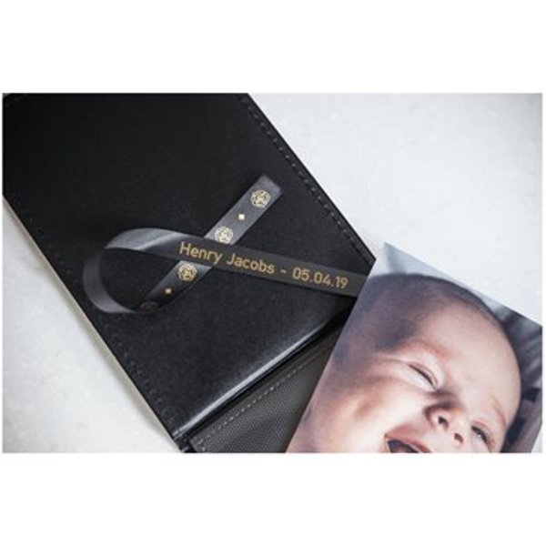 BROTHER P-Touch 12mm black/gold ribbon