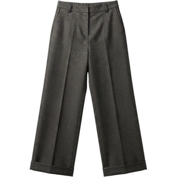 PUROTATTO Pantalone in Antracite Elegante