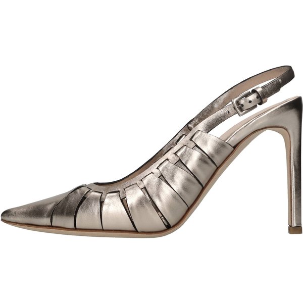 DEL CARLO Scarpe con Tacco Platino