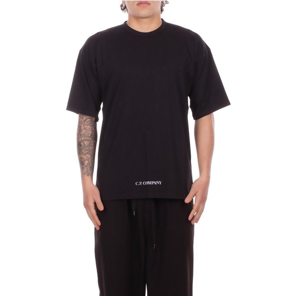Cp Company T-Shirt E Polo Nero-image