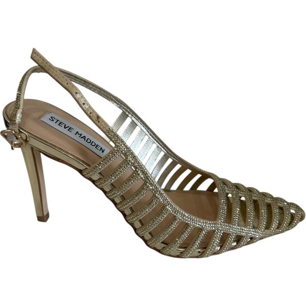 Steve Madden Slingback Oro con Dettagli Strass