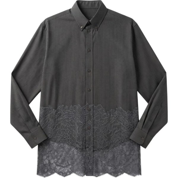 Fendi Maglieria Donna in Caffe con Dettagli in Pizzo